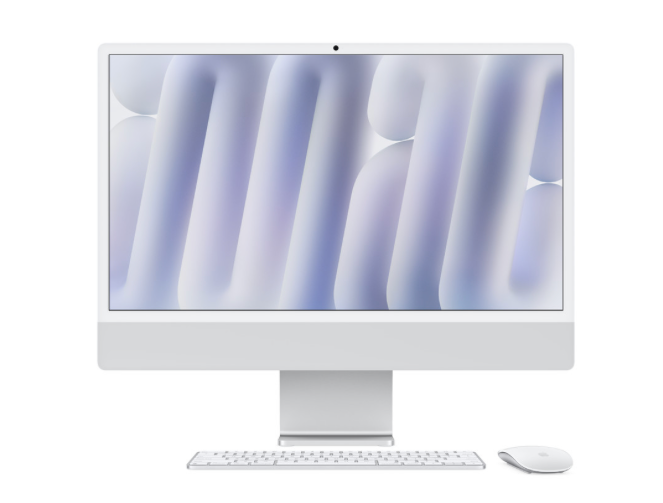 iMac 24" 4.5K Apple M4 8-core CPU 8-core GPU 16GB 256GB Strieborný - EDU