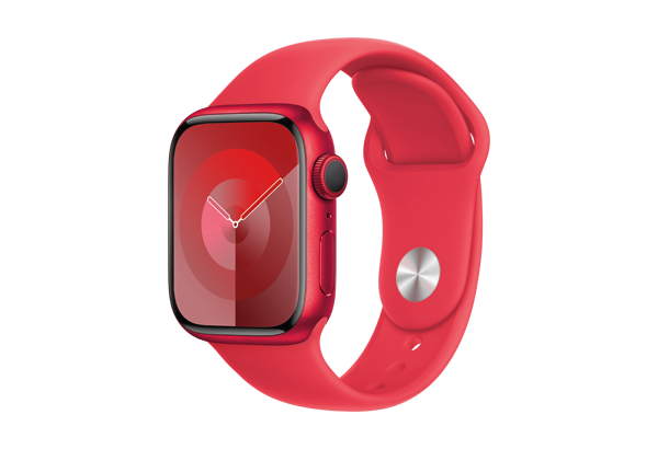 
                                                                                    Apple Watch Series 9 GPS + Cellular 41mm (PRODUCT)RED Aluminium Case with (PRODUCT)RED Sport Band - M/L                                        