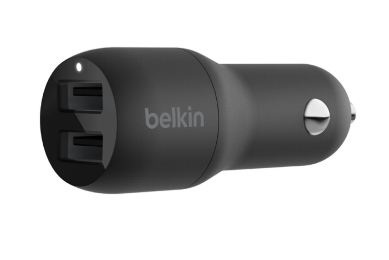 
                                                                                    Belkin BoostCharge Dual USB-A Car Charger 24W                                        