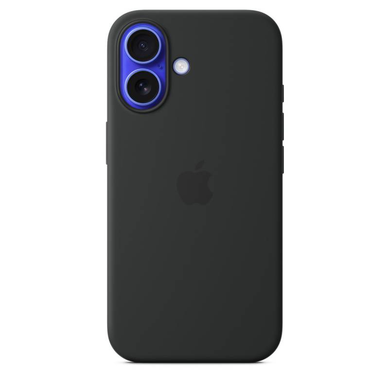 
                                                                                    iPhone 16 Silicone Case with MagSafe - Black                                        