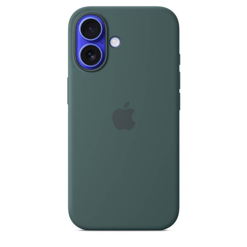 
                                                                                    iPhone 16 Silicone Case with MagSafe - Lake Green                                        