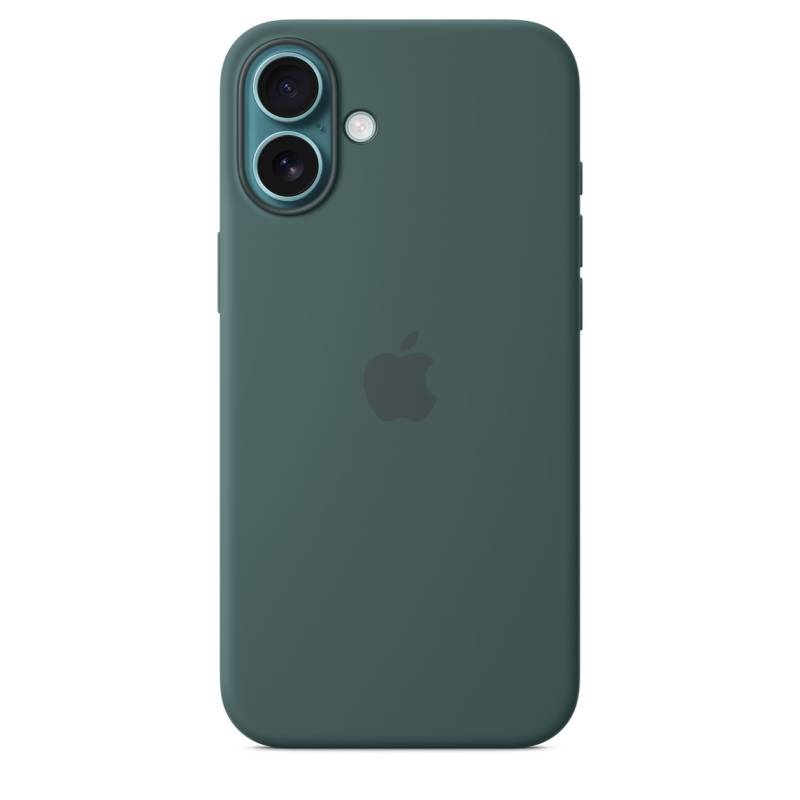 
                                                                                    iPhone 16 Plus Silicone Case with MagSafe - Lake Green                                        