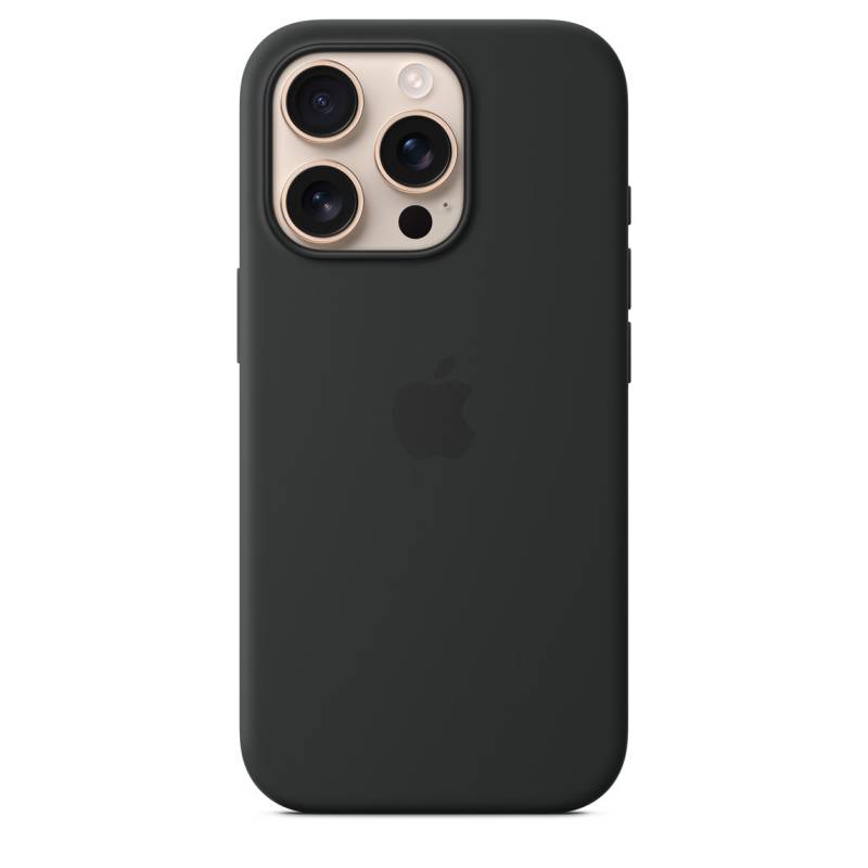 
                                                                                    iPhone 16 Pro Silicone Case with MagSafe - Black                                        