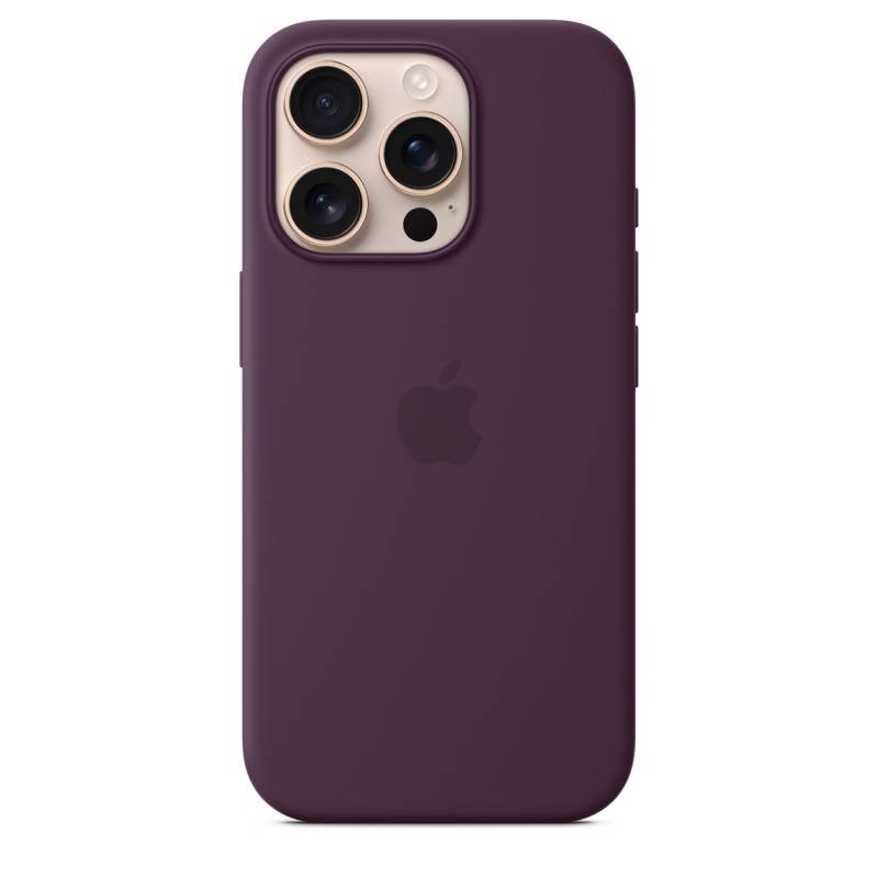 
                                                                                    iPhone 16 Pro Silicone Case with MagSafe - Plum                                        