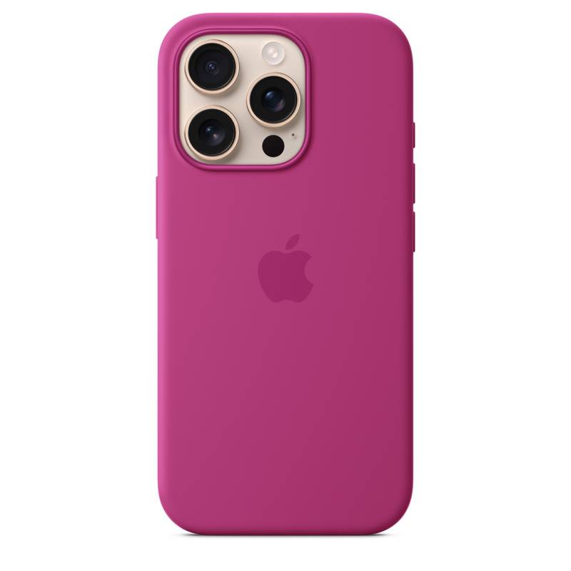 
                                                                                    iPhone 16 Pro Silicone Case with MagSafe - Fuchsia                                        