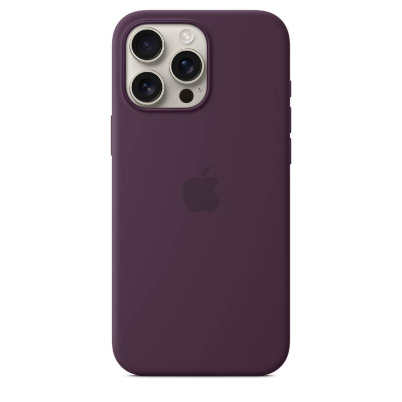 
                                                                                    iPhone 16 Pro Max Silicone Case with MagSafe - Plum                                        