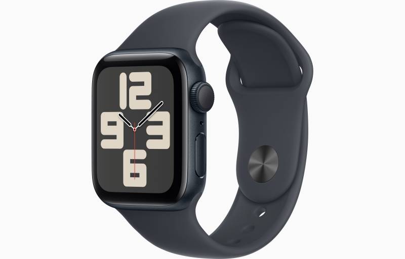 
                                                                                    Apple Watch SE GPS 40mm Midnight Aluminium Case with Midnight Sport Band - S/M                                        