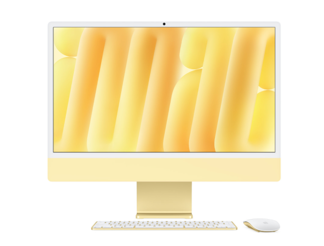 
                                                                                    iMac 24" 4.5K Apple M4 8-core CPU 8-core GPU 16GB 256GB Žltý                                        