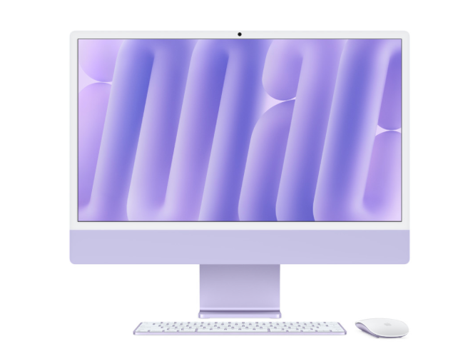 
                                                                                    iMac 24" 4.5K Apple M4 10-core CPU 10-core GPU 16GB 256GB Fialový                                        