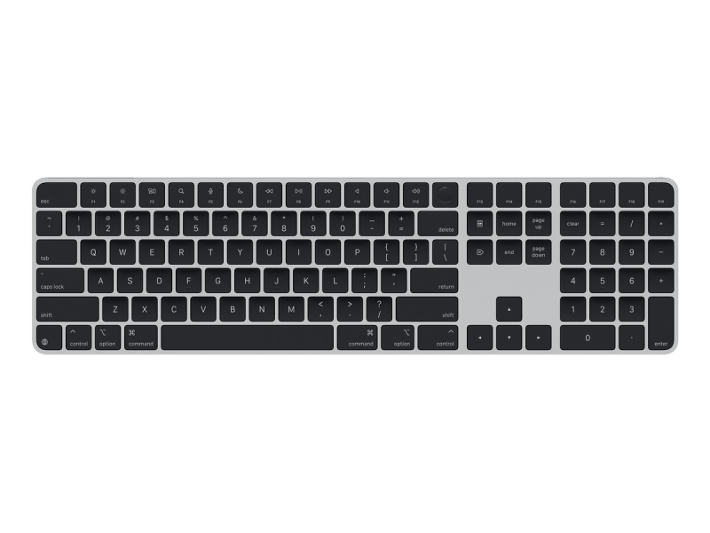 
                                                                                    Apple Magic Keyboard s Touch ID a Numerickou klávesnicou - SK - čierne klávesy (USB-C)                                        