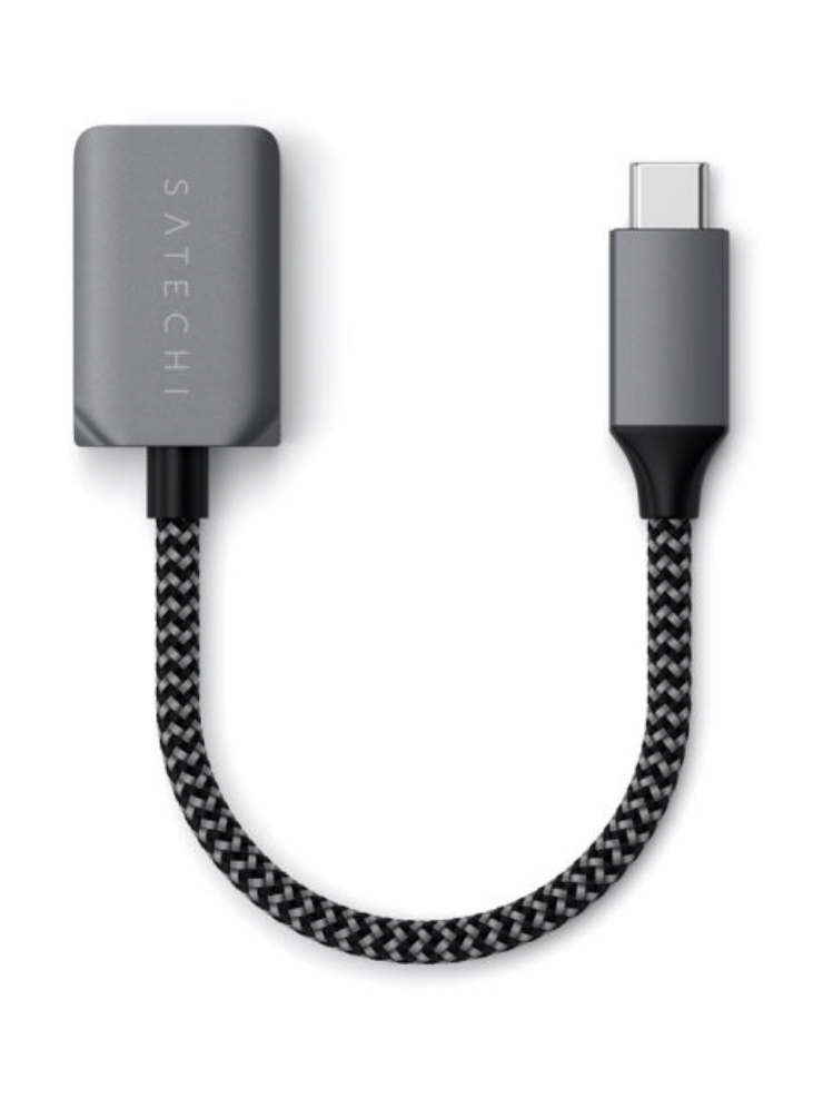 
                                                                                    Satechi USB-C to USB 3.0 Adapter - Space Grey                                        