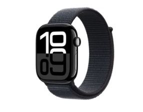 
                                                                                    Apple Watch Series 10 GPS 46mm Jet Black Aluminium Case with Ink Sport Loop                                        