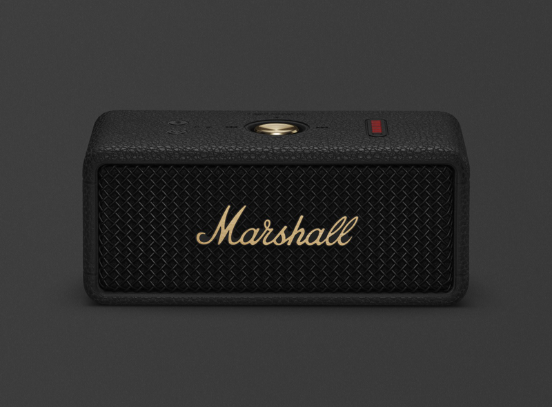 
                                                                                    Marshall Emberton III - Black & Brass                                        