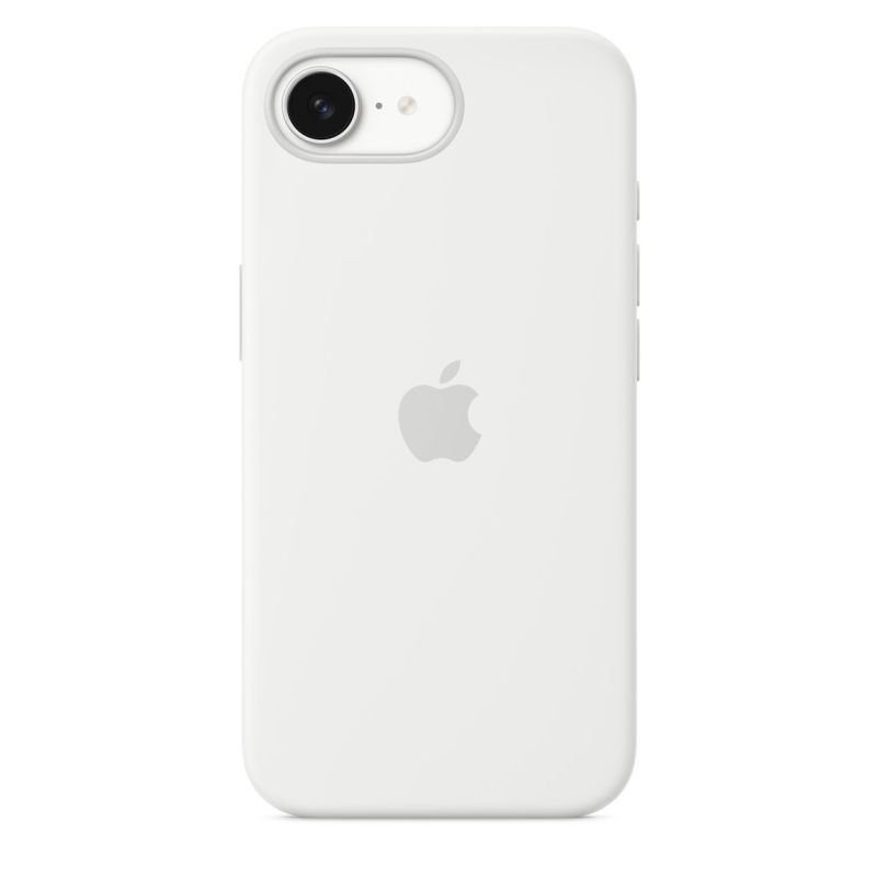 
                                                                                    iPhone 16e Silicone Case – White                                        