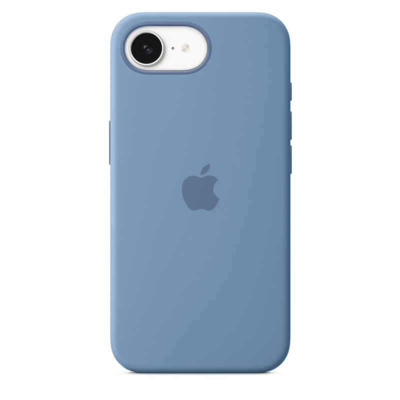 
                                                                                    iPhone 16e Silicone Case – Winter Blue                                        