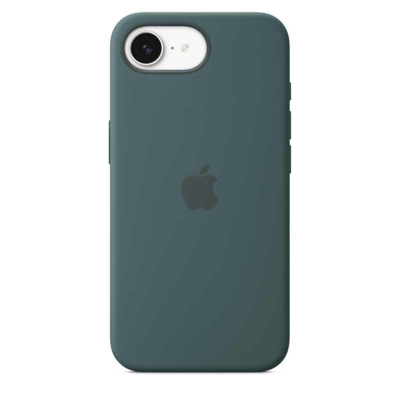 
                                                                                    iPhone 16e Silicone Case – Lake Green                                        