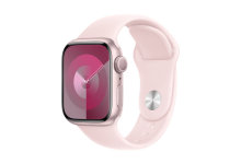 Apple Watch Series 9 GPS + Cellular 41mm Pink Aluminium Case with Light Pink Sport Band - M/L