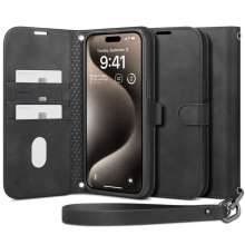 Spigen Wallet S Pro pre iPhone 15 Pro - Black