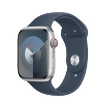 Apple Watch 45mm Storm Blue Sport Band - S/M