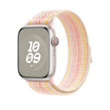 Apple Watch 45mm Starlight/Pink Nike Sport Loop