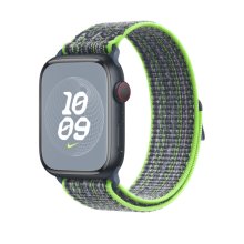 Apple Watch 45mm Bright Green/Blue Nike Sport Loop