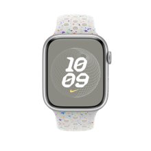 Apple Watch 45mm Pure Platinum Nike Sport Band - M/L