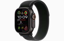 Apple Watch Ultra 2 GPS + Cellular 49mm Black Titanium Case with Black Trail Loop - S/M