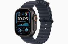 Apple Watch Ultra 2 GPS + Cellular 49mm Black Titanium Case with Black Ocean Band