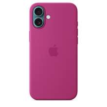 iPhone 16 Plus Silicone Case with MagSafe - Fuchsia