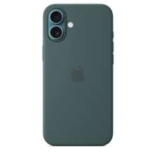 iPhone 16 Plus Silicone Case with MagSafe - Lake Green