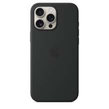 iPhone 16 Pro Max Silicone Case with MagSafe - Black