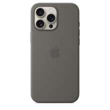 iPhone 16 Pro Max Silicone Case with MagSafe - Stone Gray