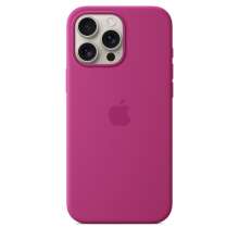 iPhone 16 Pro Max Silicone Case with MagSafe - Fuchsia