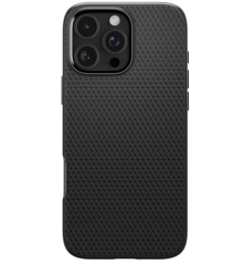 Spigen Liquid Air, matte black - iPhone 16 Pro Max