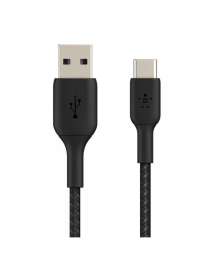 Belkin BOOST Charge Braided USB-A / USB-C 1m, čierny